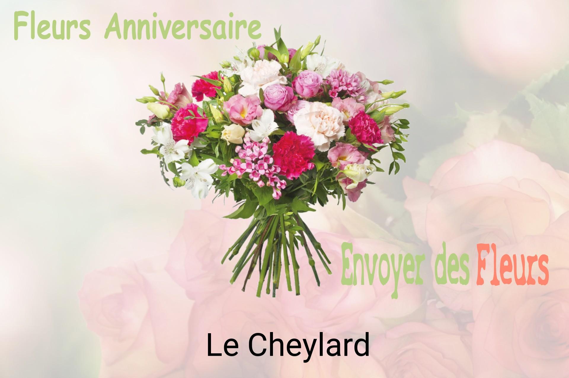 Bouquet de fleurs d’anniversaire livré à Le Cheylard
